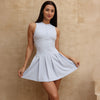 Women's Keyhole Flare Dress