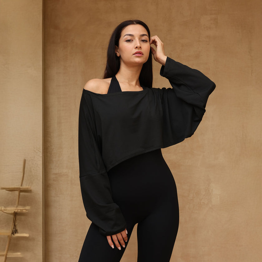 Women’s Long Sleeve Crop Top