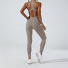 Women’s Ruched Flare Jumpsuit – Scoopback Cut